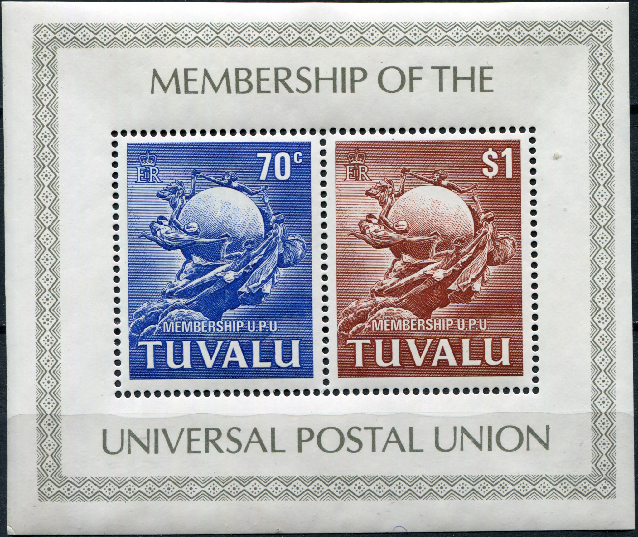 Tuvalu. 1981. U.P.U. (Universal Postal Union) Membership (MNH **) Souvenir Sheet