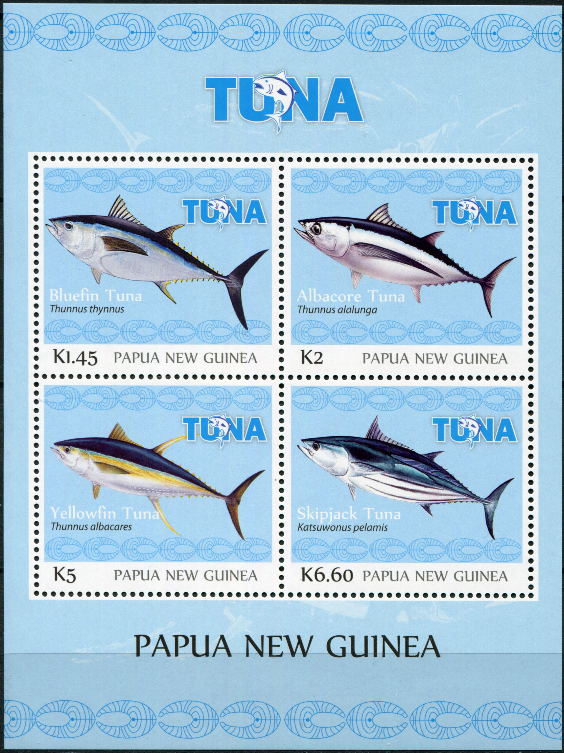 Papua New Guinea. 2016. Tuna Fishery (MNH **) Miniature Sheet