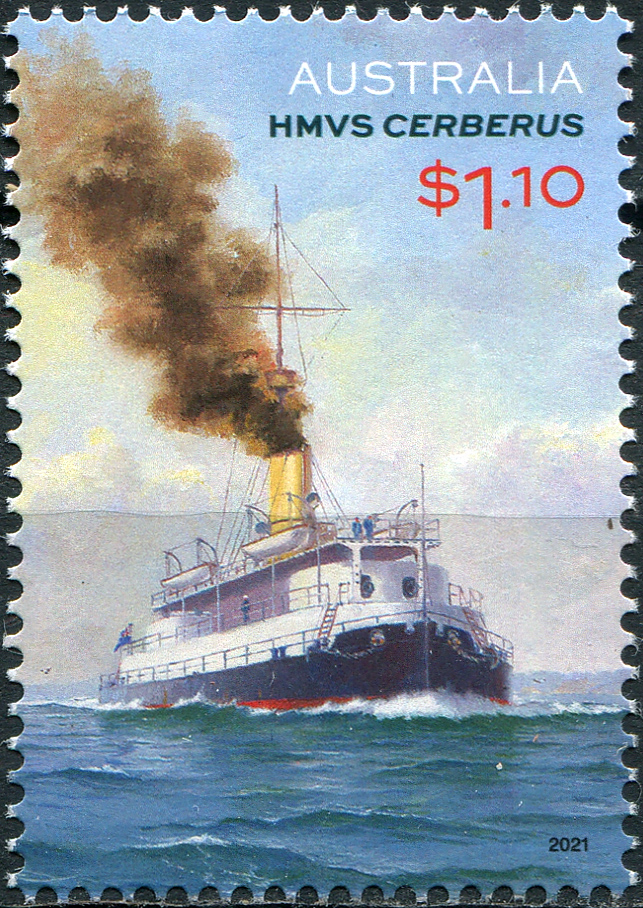 Australia. 2021. 150th Anniversary of Launching of HMVS Cerberus (MNH **) Stamp