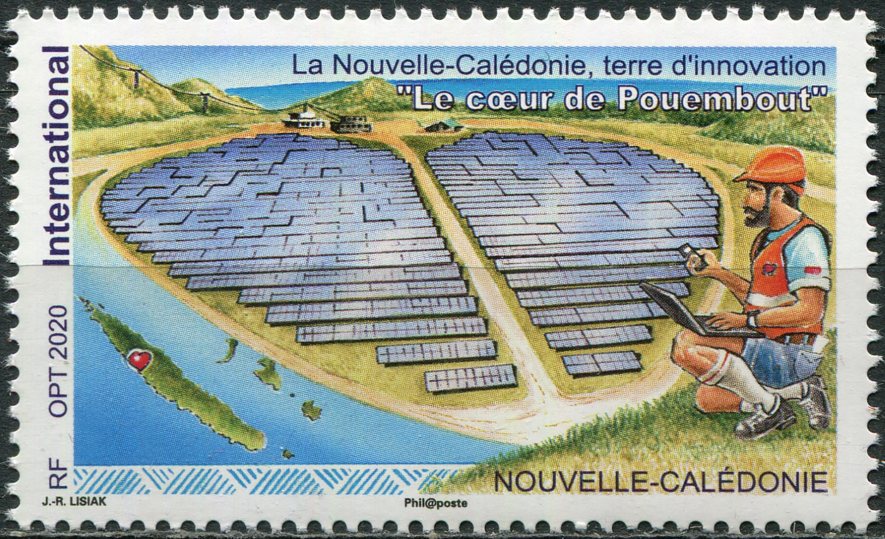 New Caledonia. 2020. Solar power plant in Pouembout (MNH **) Stamp