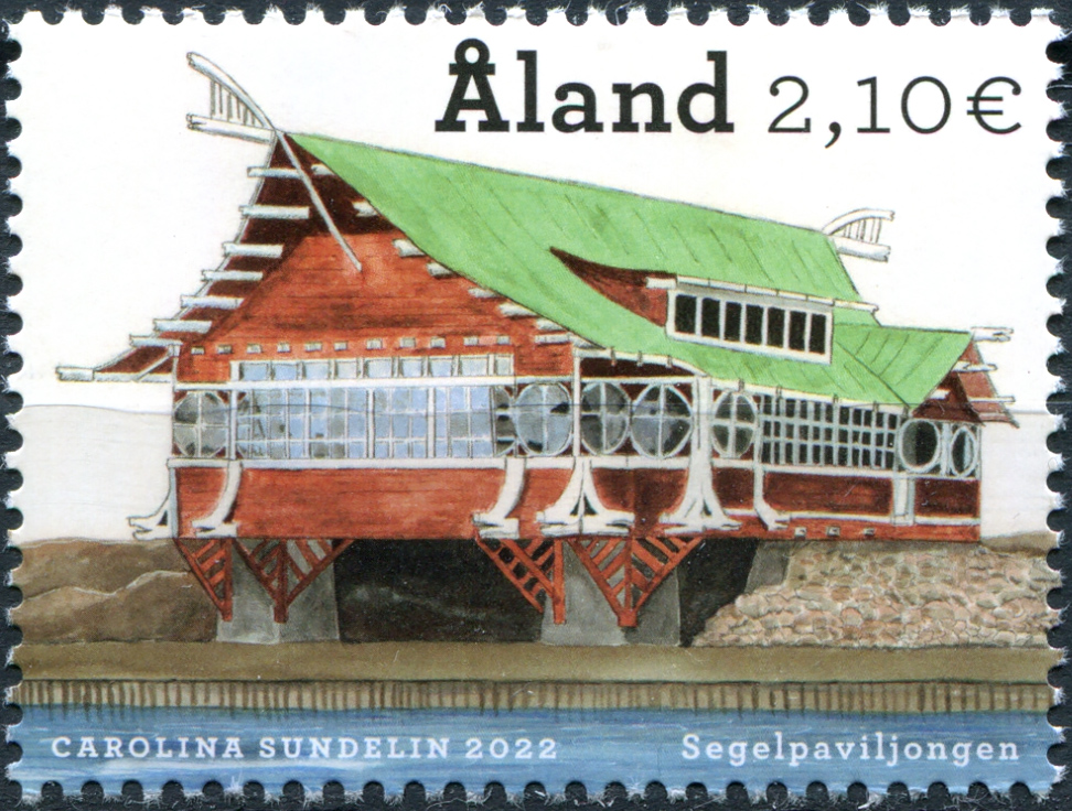 Aland Island. 2022. Yacht Club Pavilion (MNH **) Stamp