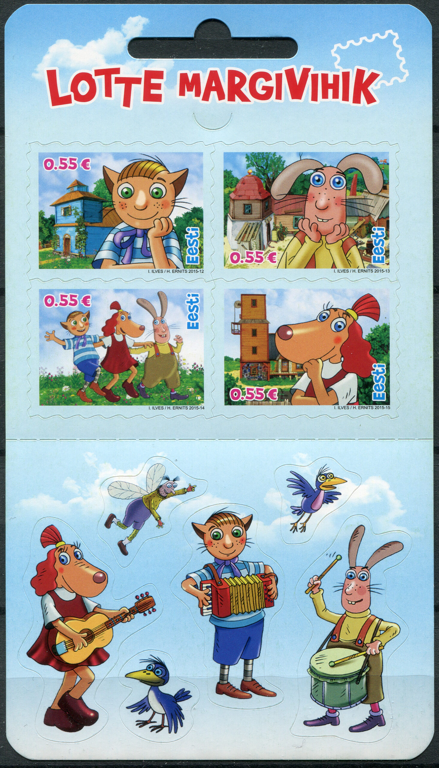 Estonia. 2015. Cartoon the " Lotte from Gadgetville" (MNH **. StampPack) StampPack