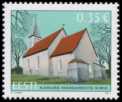 Estonia. 2011. Church of St. Margaret of Karuse (MNH **) Stamp