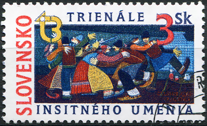 Slovakia. 1997. Triennial of Naive Art (CTO) Stamp