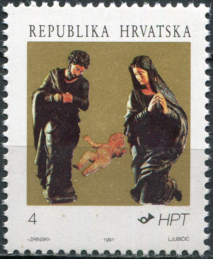 Croatia. 1991. Christmas '91 (MNH **) Stamp