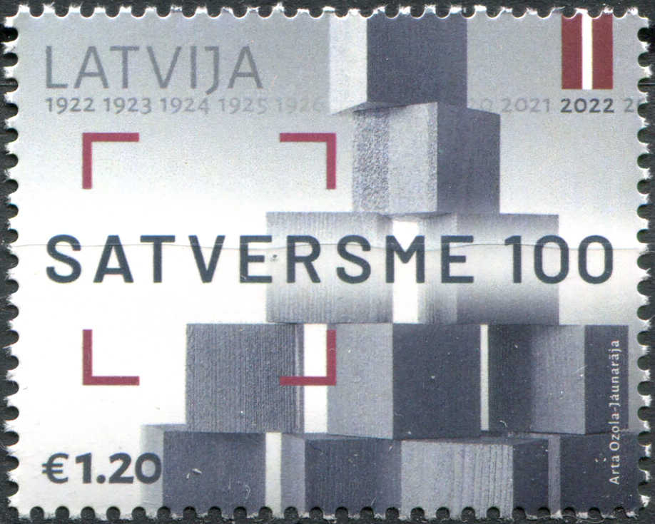 Latvia. 2022. 100th Anniversary of the Constitution of Latvia (MNH **) Stamp