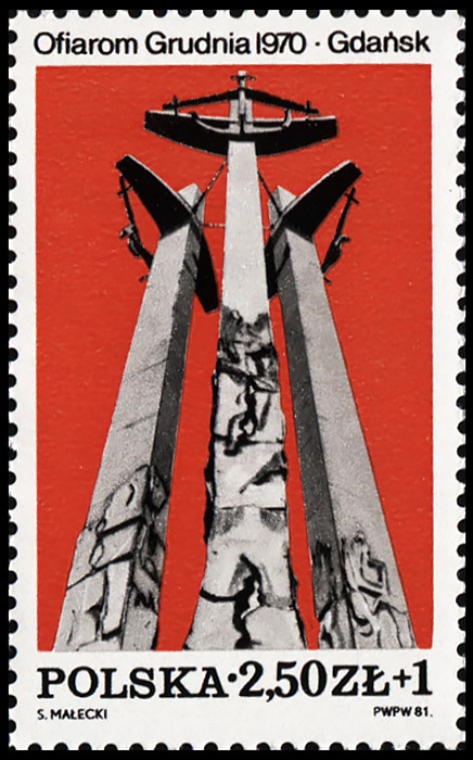 Poland. 1981. Monument in Gdansk (MNH **) Stamp