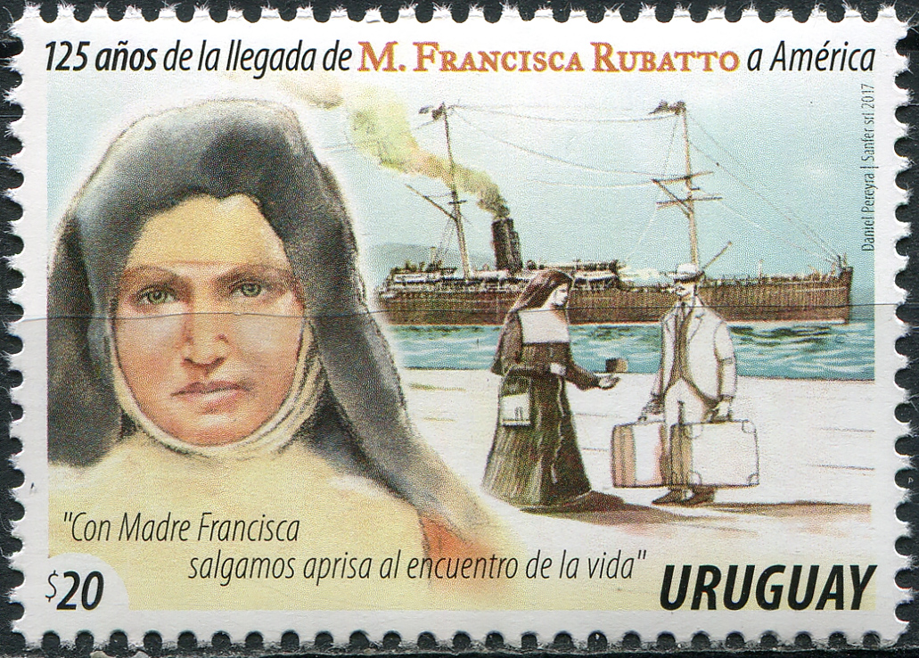 Uruguay. 2017. 125 Years since the Arrival of M. Francisca Rubatto in America (MNH **) Stamp