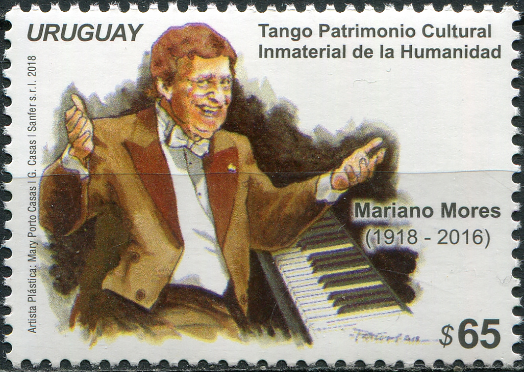 Uruguay. 2018. Mariano Mores (1918-2016), Tango Composer (MNH **) Stamp