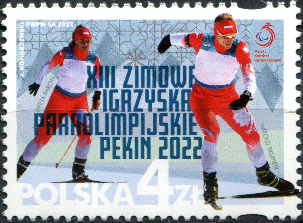 Poland. 2022. XIII Winter Paralympic Games - Beijing, China (MNH **) Stamp