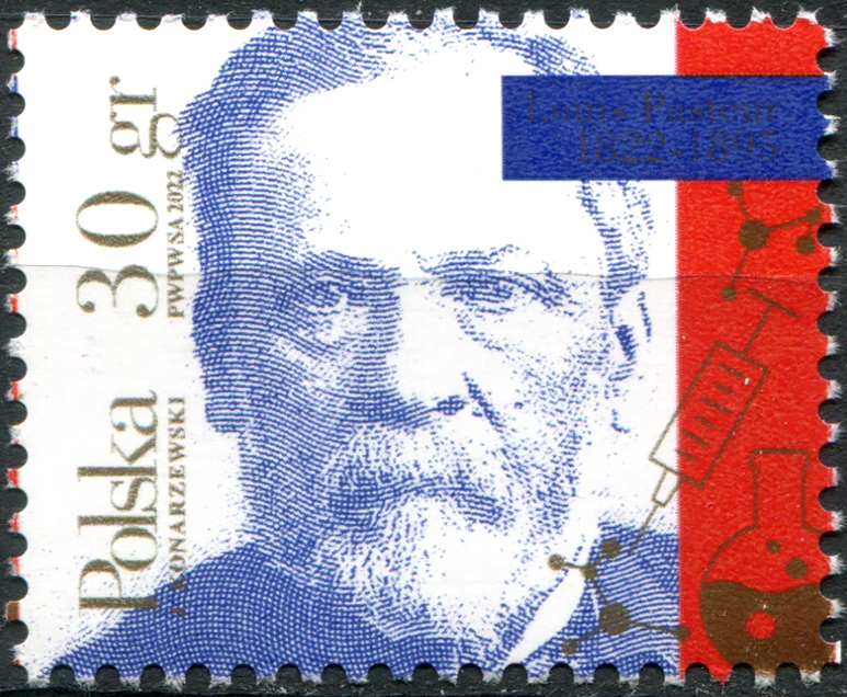 Poland. 2022. 200th Anniversary of the Birth of Louis Pasteur (MNH **) Stamp