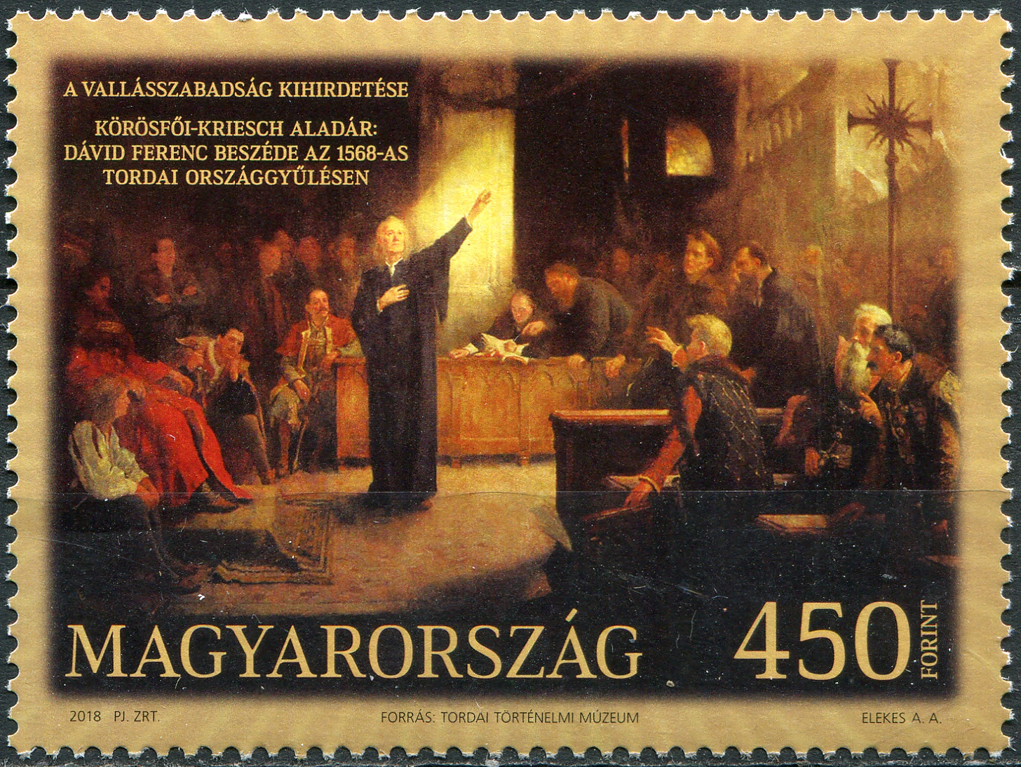 Hungary. 2018. 450th Anniversary of the Edict of Torda (MNH **) Stamp