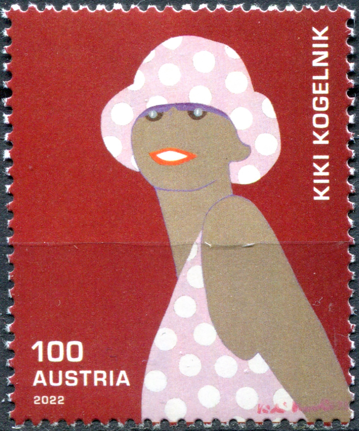 Austria. 2022. "Dark Beauty" (1973), by Kiki Kogelnik (MNH **) Stamp