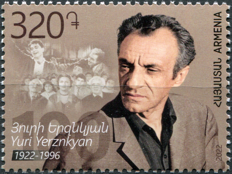 Armenia. 2022. 100th Anniversary of the Birth of Yuri Yerznkyan, Film Director (MNH **) Stamp