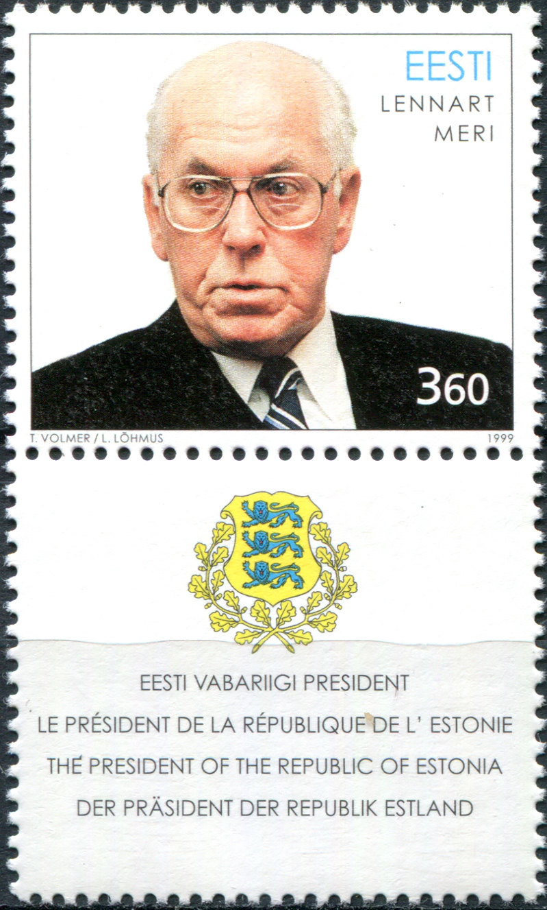 Estonia. 1999. 70th Birth Anniversary of President Lennart Meri (MNH **) Stamp