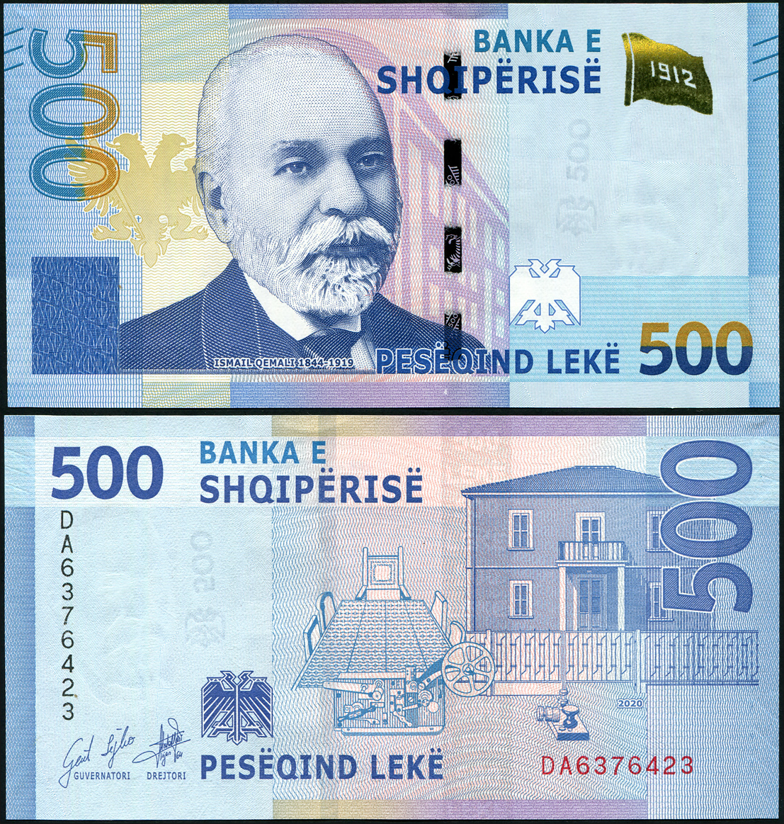 Albania. Banknote 500 lekё. 2020(2022). Unc. Paper. Кат# P.NL