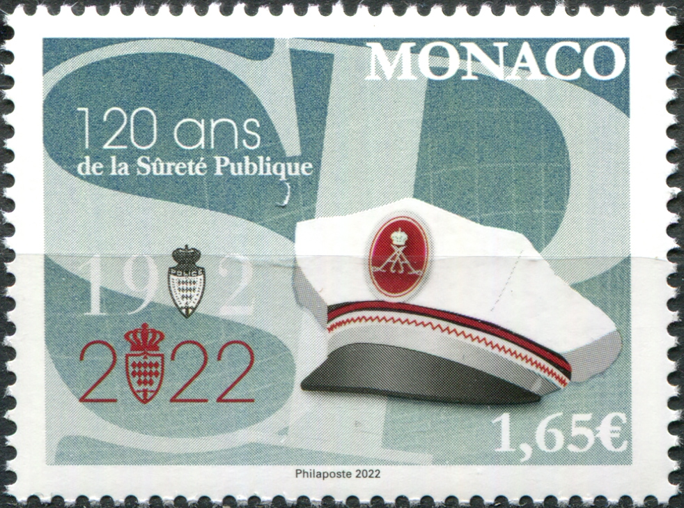 Monaco. 2022. 120th Anniversary of the Police Department (MNH **) Stamp