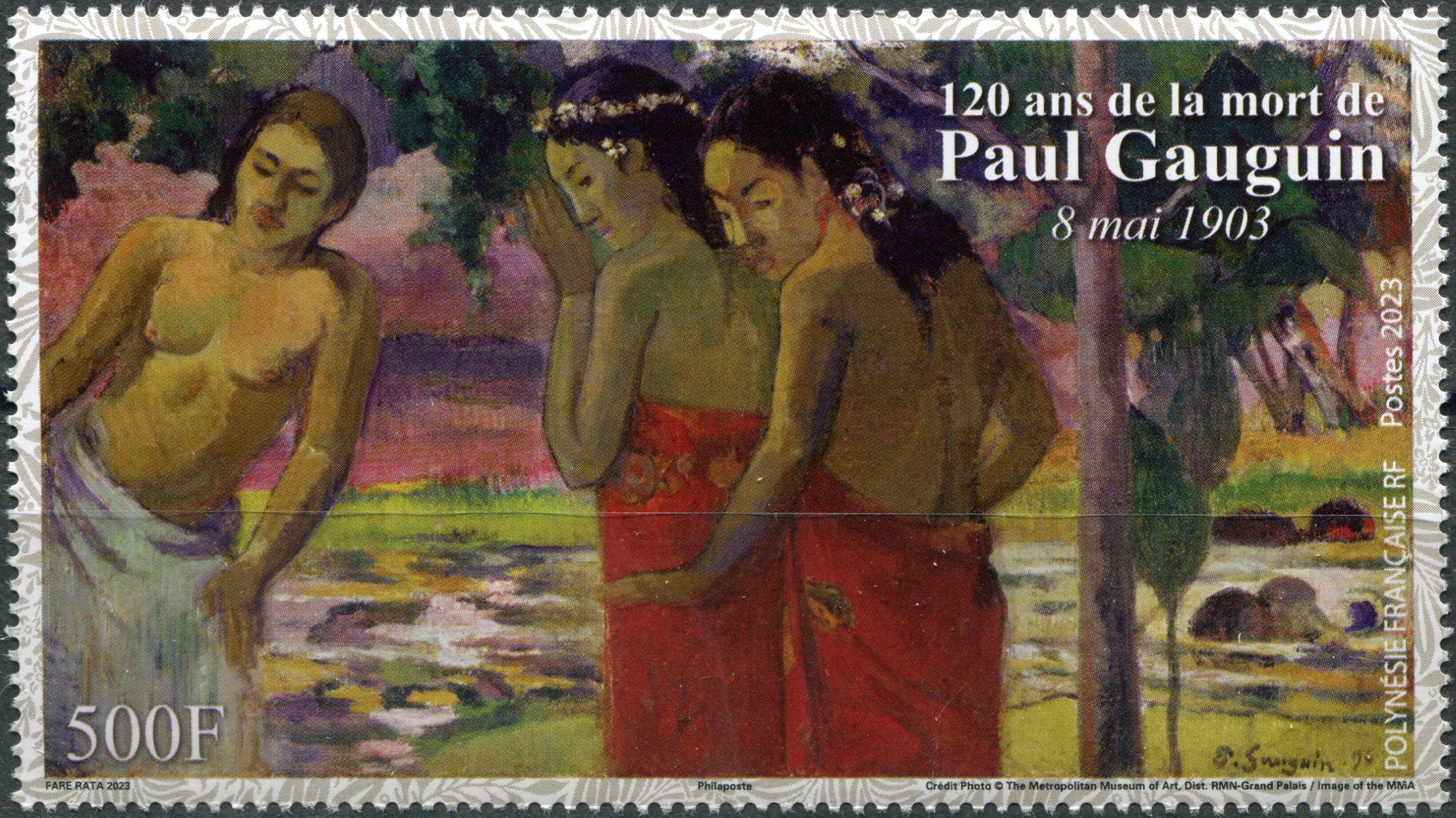 French Polynesia. 2023. 120th Anniversary of the Death of Paul Gauguin, Artist (MNH **) Stamp