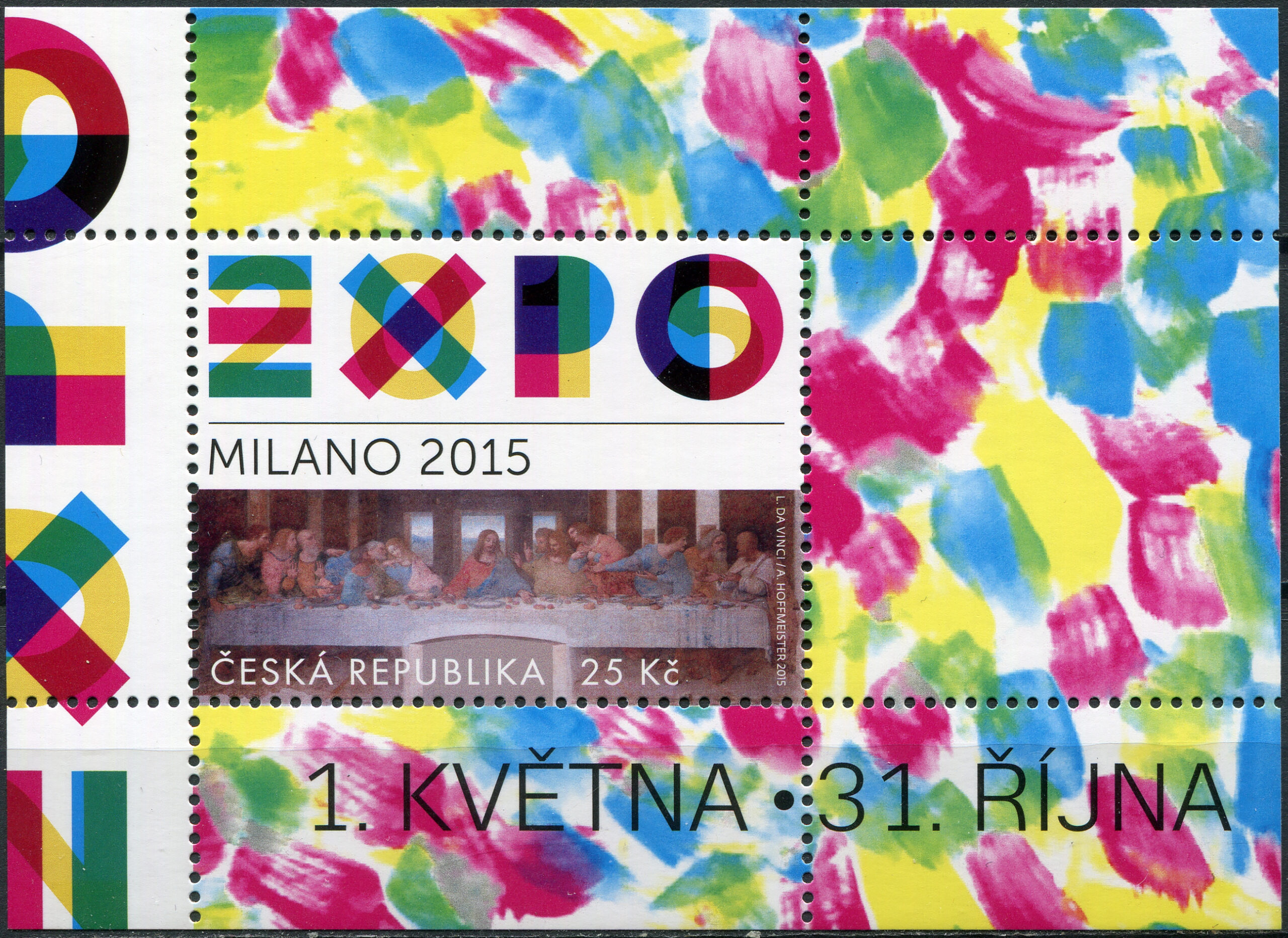 Czech Republic. 2015. Expo Milano 2015 (MNH **) Souvenir Sheet