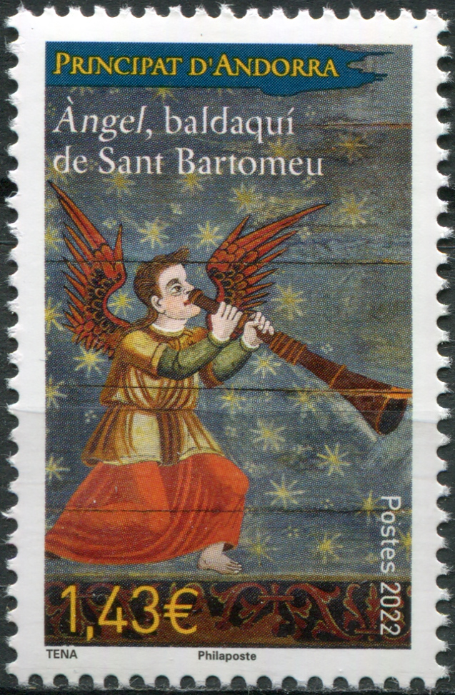 Andorra [Fr.]. 2022. Christmas (MNH **) Stamp