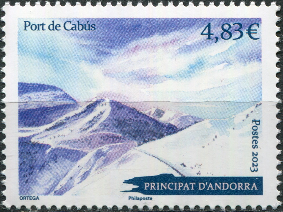 Andorra [Fr.]. 2023. Port de Cabъs Mountain Pass (MNH **) Stamp