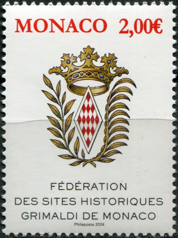 Monaco. 2024. Federation of Grimaldi Historic Sites (MNH **) Stamp