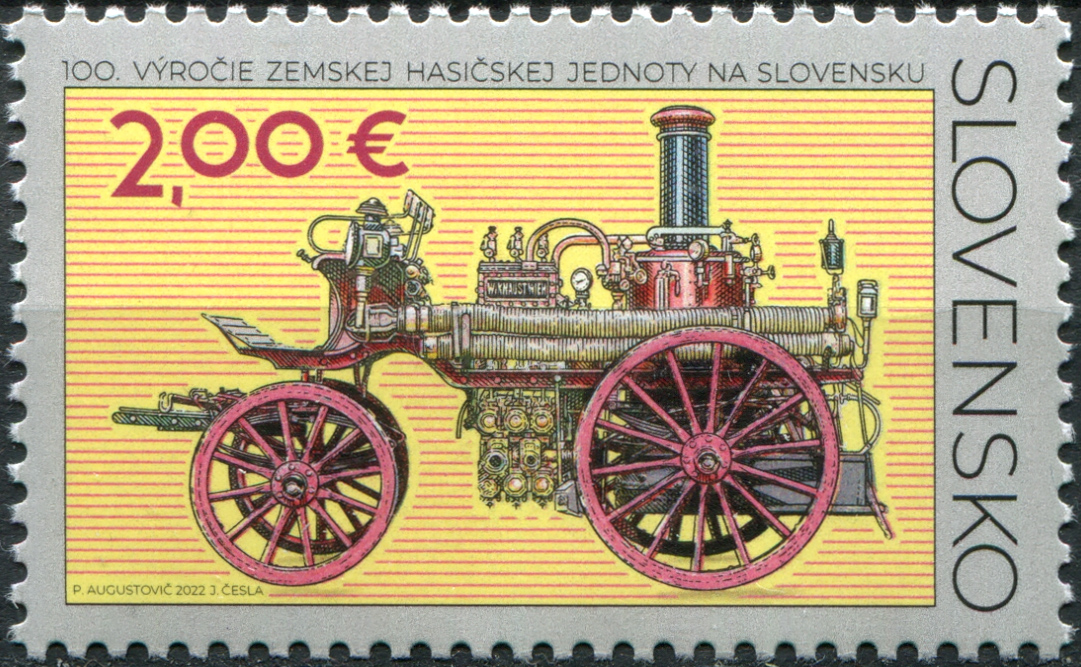 Slovakia. 2022. 100th Anniversary of the National Firefighters' Union of Slovakia (MNH **) Stamp