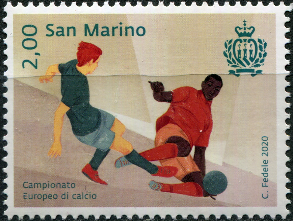 San Marino. 2020. European football championship (MNH **) Stamp