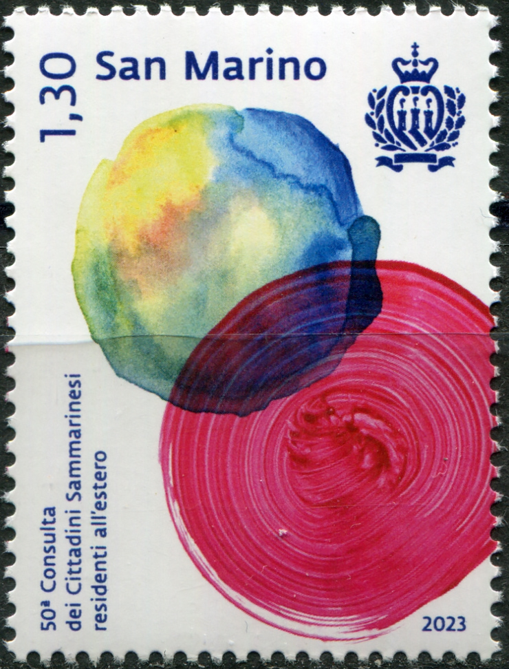 San Marino. 2023. 50th Anniversary of the Council of Overseas Sanmarinese (MNH **) Stamp