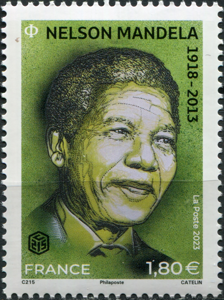 France. 2023. Nelson Mandela, President of South Africa (MNH **) Stamp