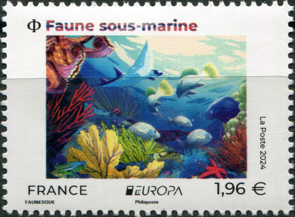 France. 2024. Underwater Flora and Fauna (MNH **) Stamp