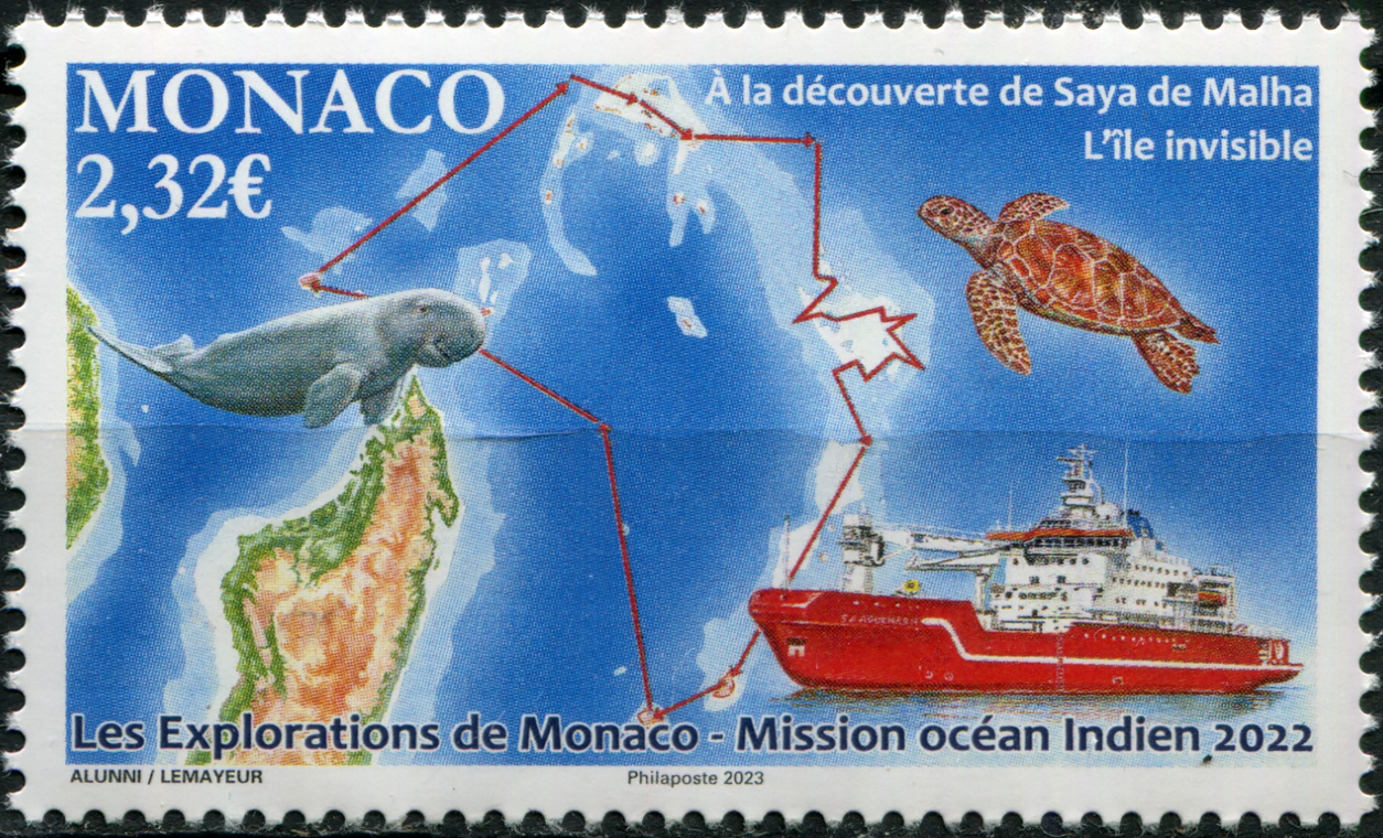 Monaco. 2022. Monaco Explorations Mission in the Indian Ocean (MNH **) Stamp