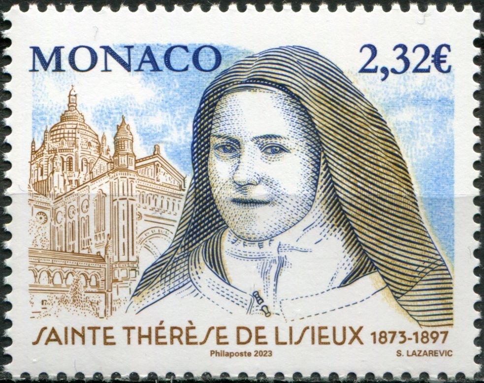 Monaco. 2023. 150th Anniversary of the Birth of St. Therese of Lisieux (MNH **) Stamp