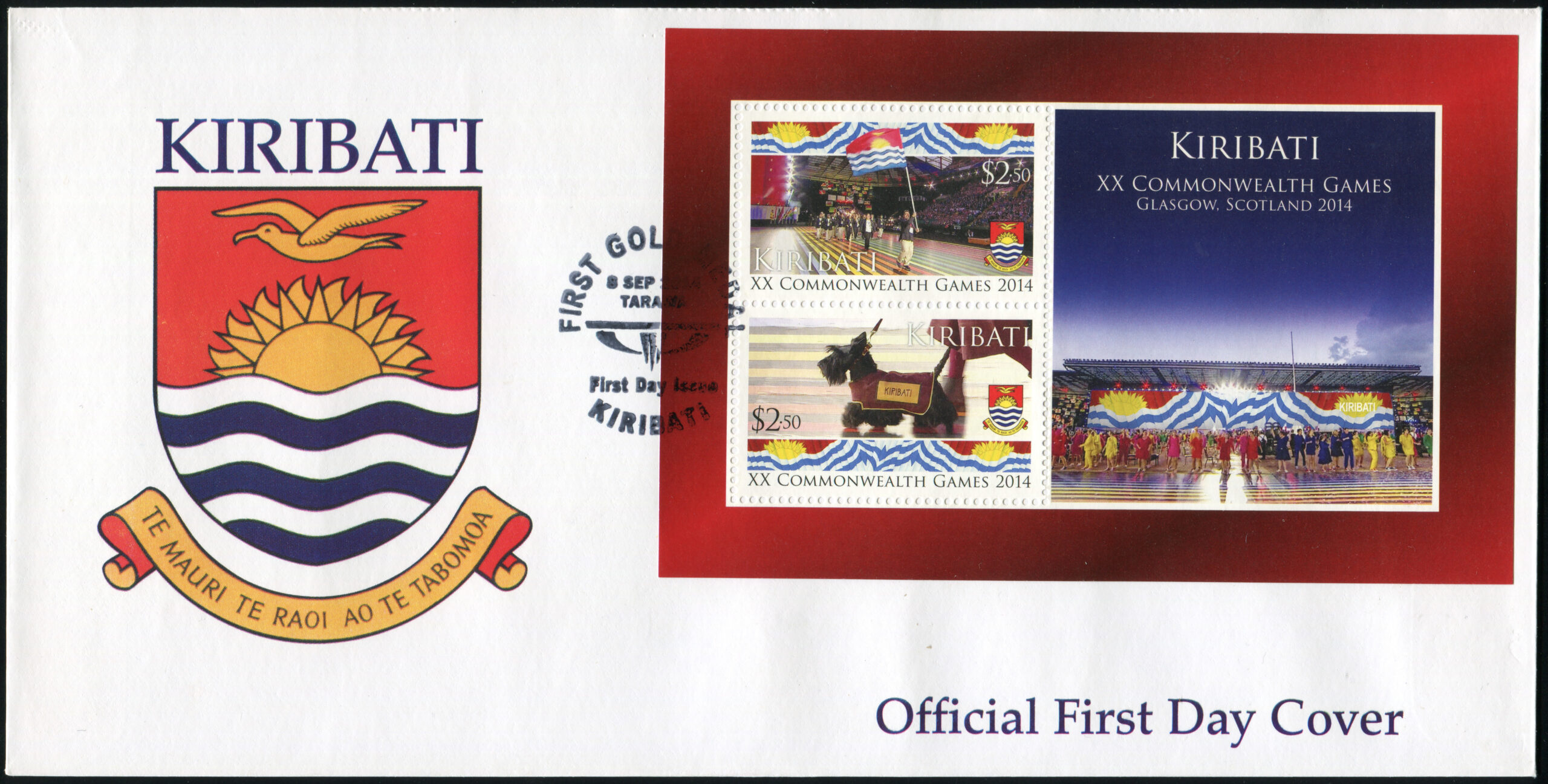 Kiribati. 2014. XX Commonwealth Games, Glasgow (Mint) First Day Cover