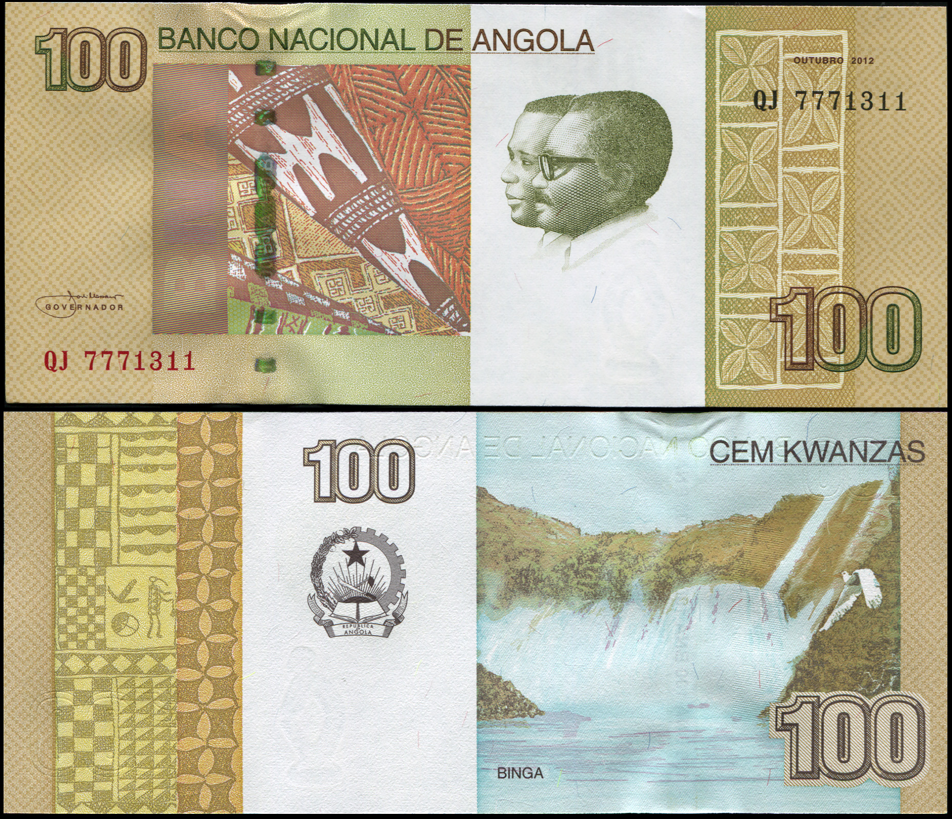 Angola. Banknote 100 kwanzas. 2012 (2013). Unc. Paper. Кат# P.153a