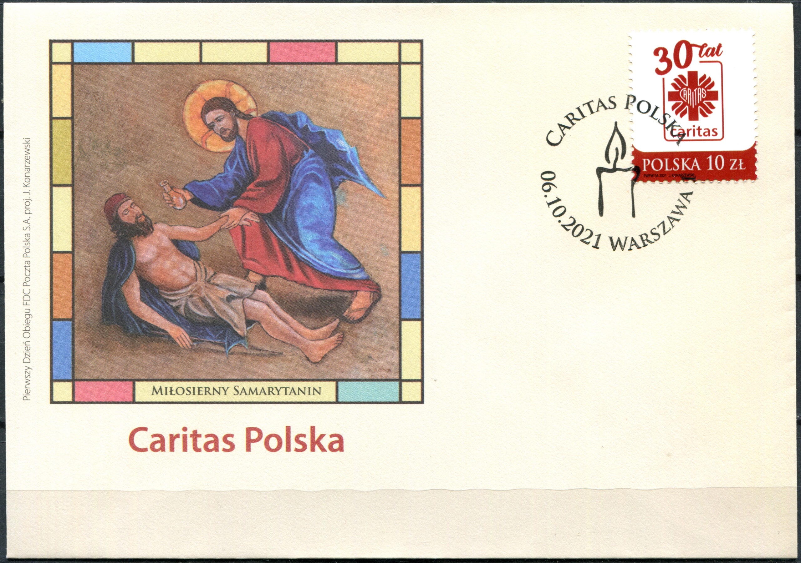 Poland. 2021. 30th Anniversary of Caritas Poland (Mint) First Day Cover