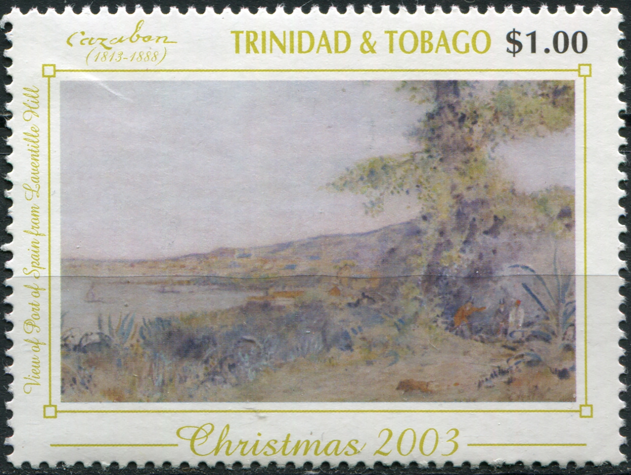 Тринидад и Тобаго 2003. Рождество. Живопись Мишеля Жана Казабона. MNH OG Почтовая марка