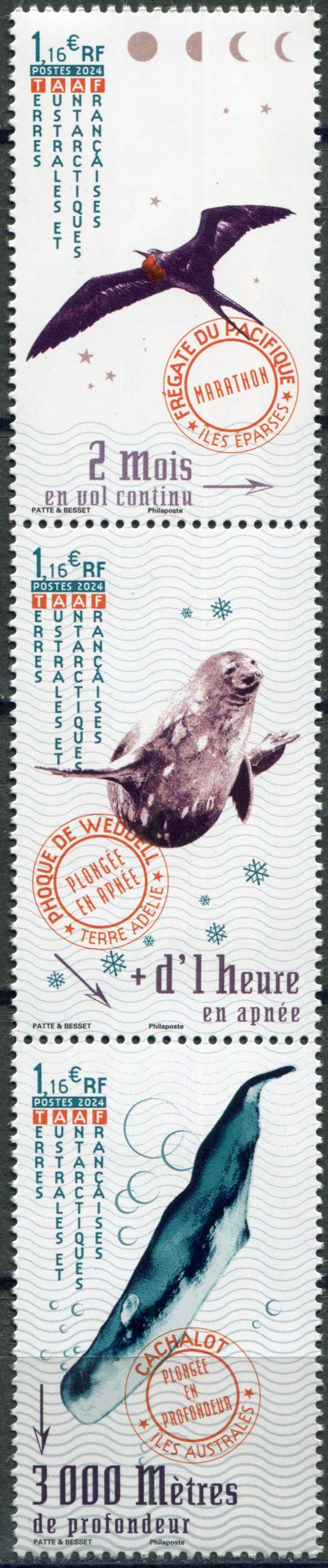 ФЮАТ 2024. Эндемичная фауна. MNH OG Квартблок