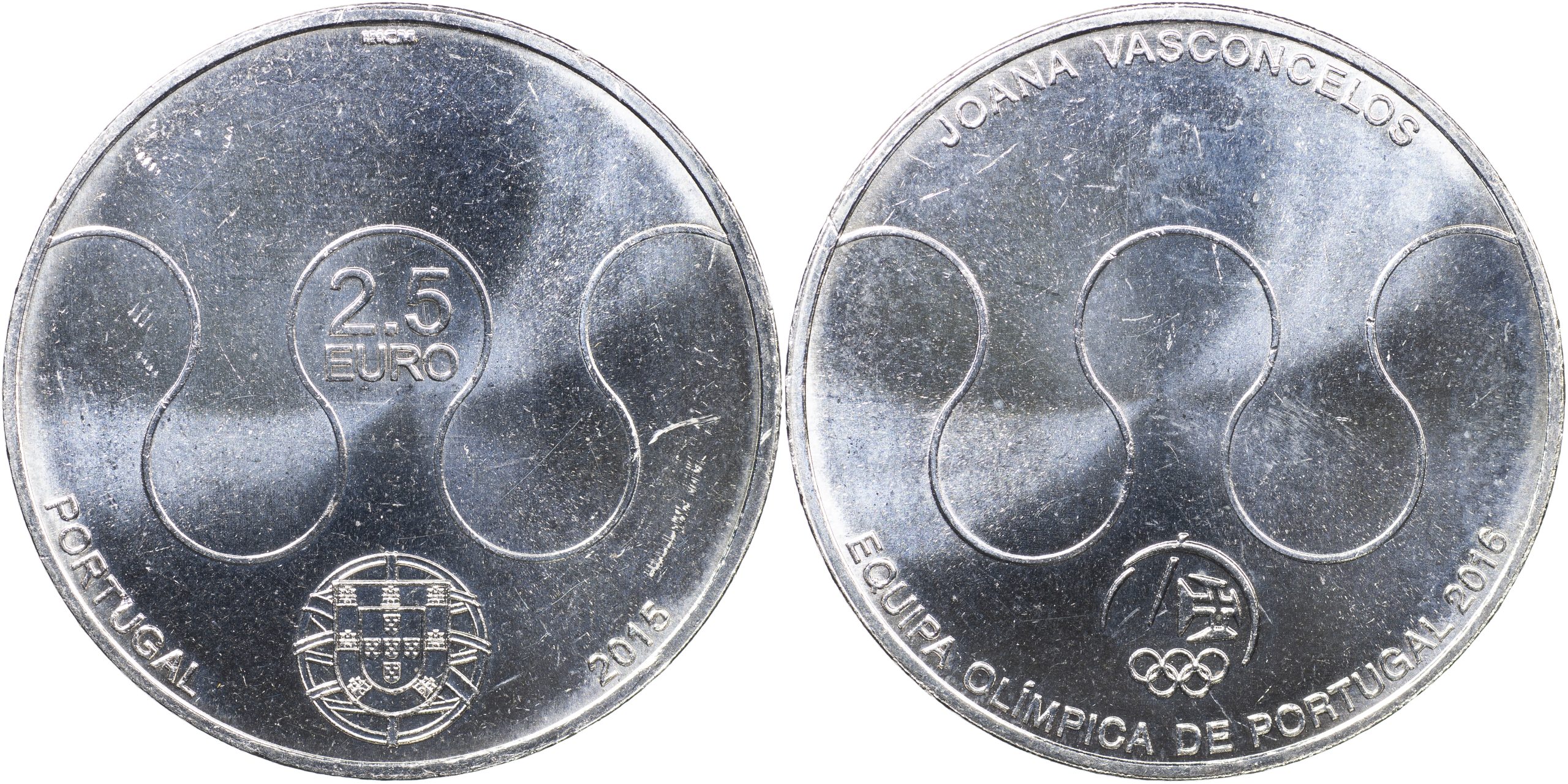 Португалия Монета 2.5 евро. 2015 (Unc) Подготовка Португалии к Летним Олимпийским играм 2016